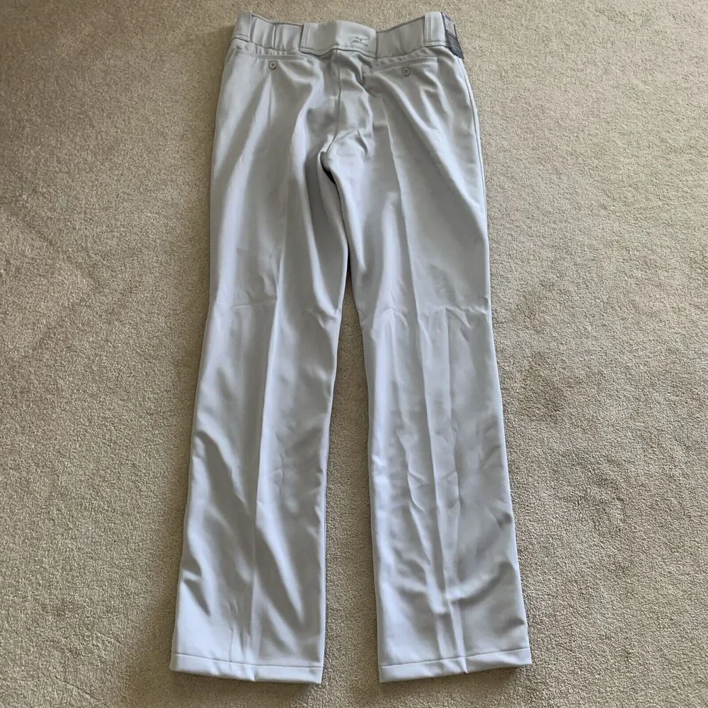 Mizuno‎ Men's Performance Gray Baseball Pants - Hemmed Bottom Adult XXL 38x36